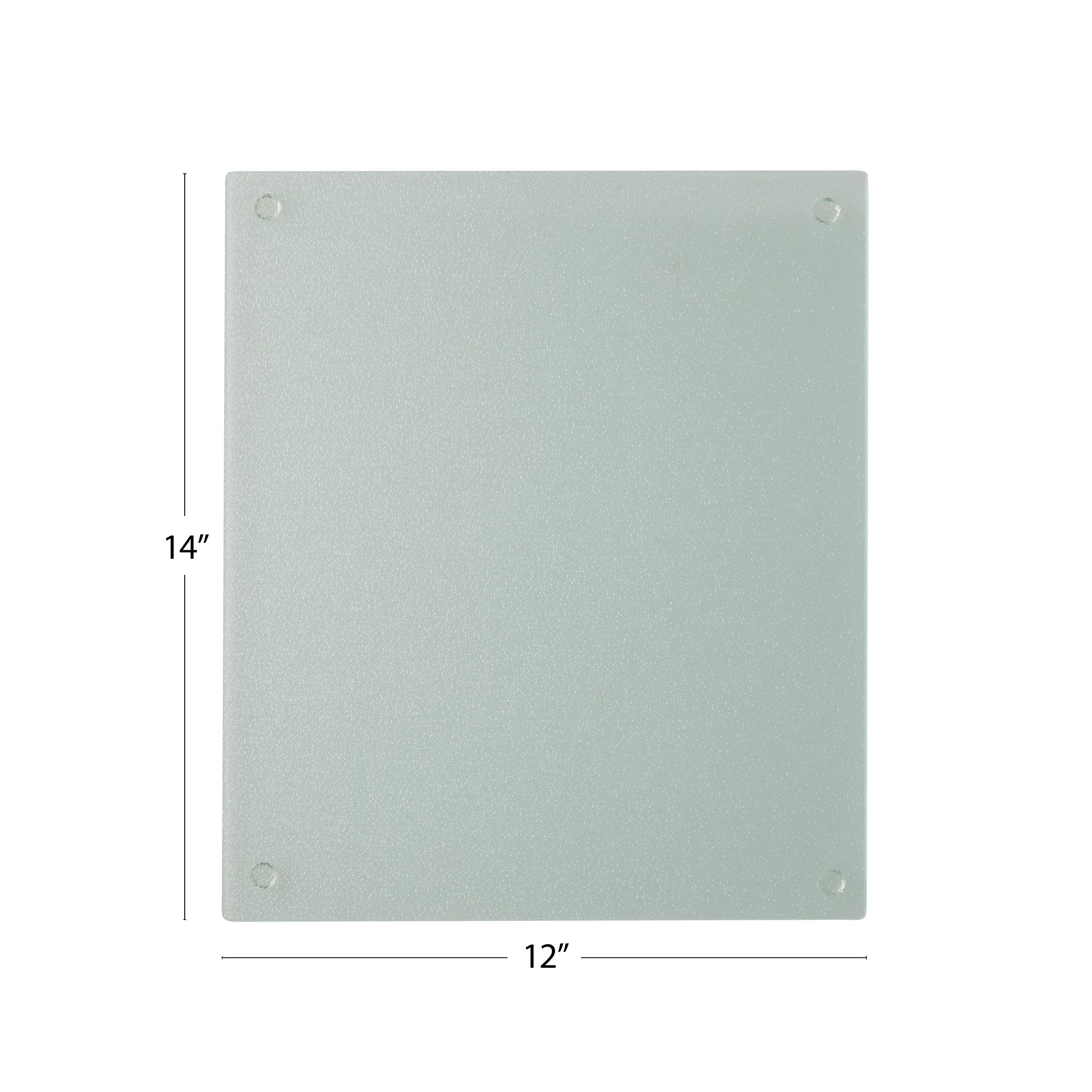 Fa12 inch x 15 inch Nonslip Glass Utility Cutting Board