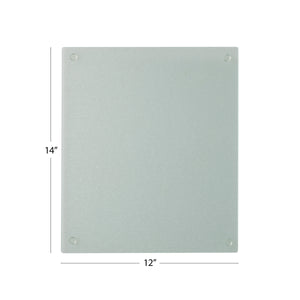 Fa12 inch x 15 inch Nonslip Glass Utility Cutting Board