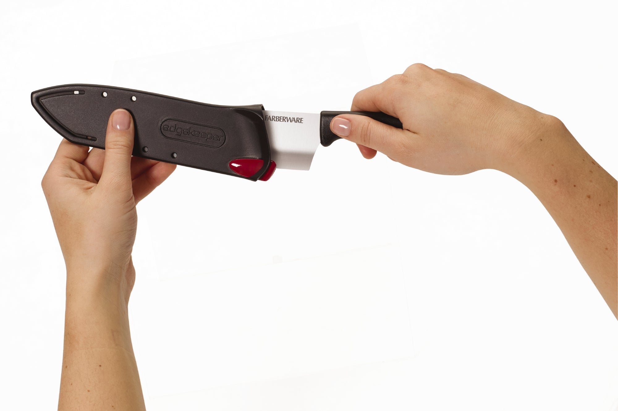 Edgekeeper 8 Inch Chef Knife with Self-Sharpening Sleeve