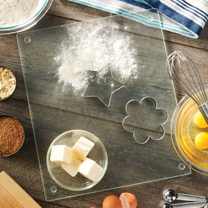 Fa12 inch x 15 inch Nonslip Glass Utility Cutting Board
