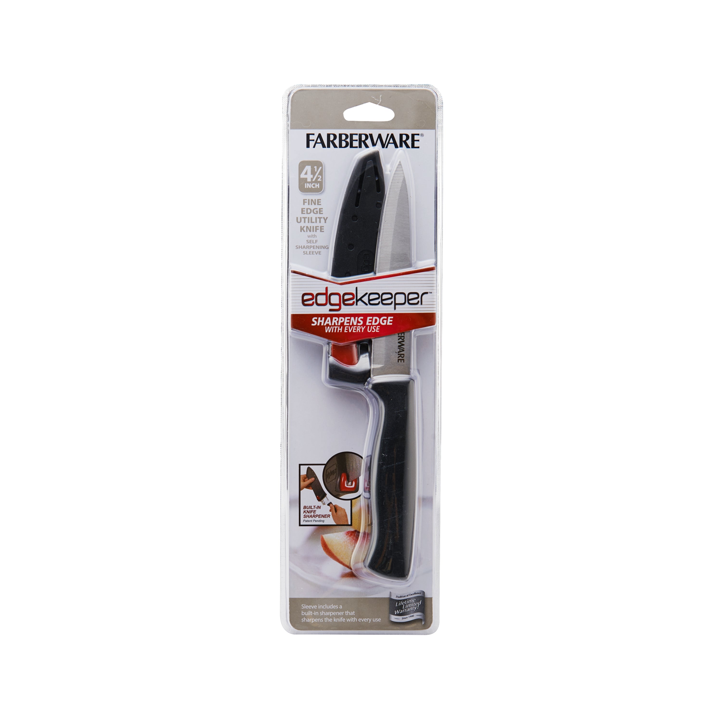 Edgekeeper 4.5" Utility Knife with Self-Sharpening Sleeve